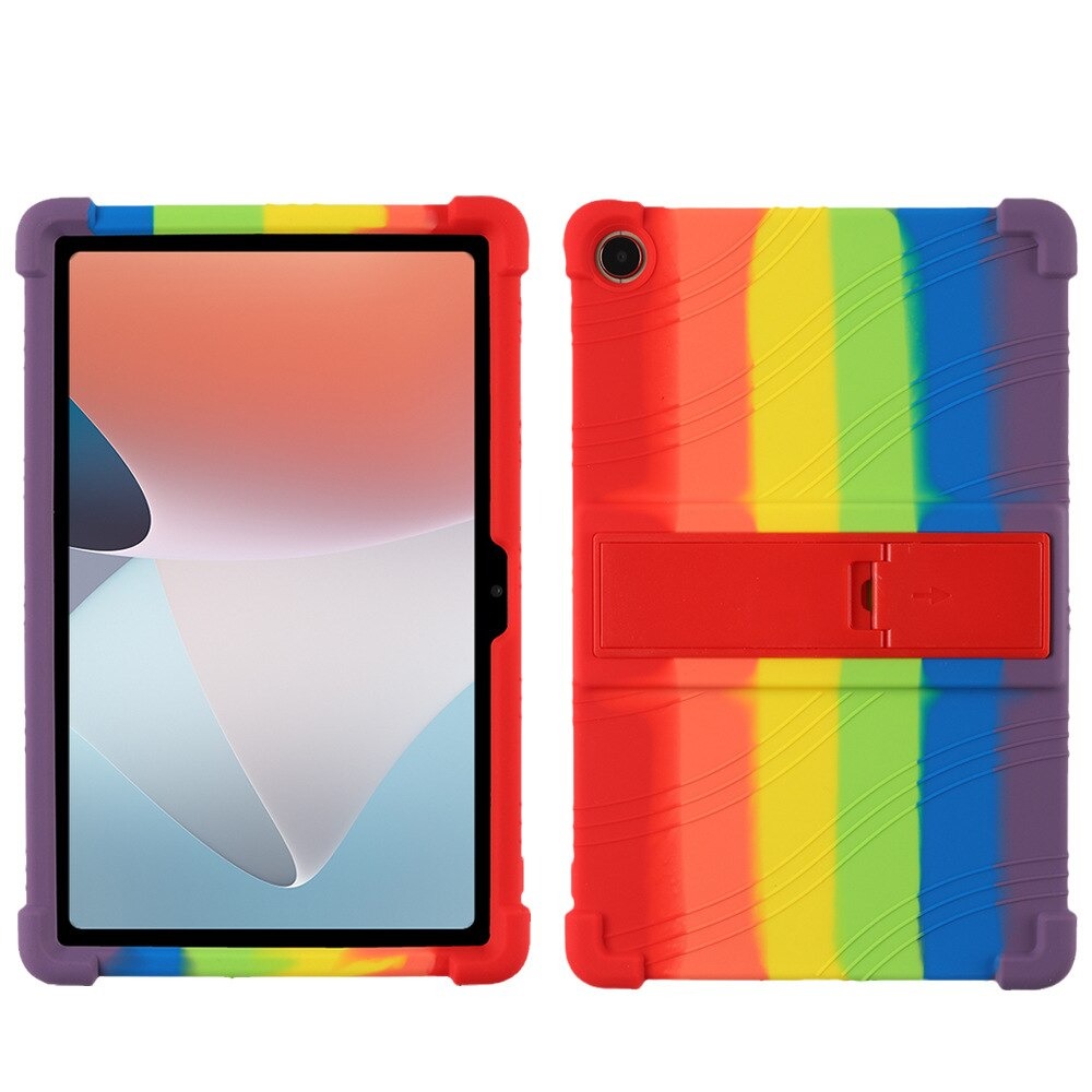Case OPPO Pad Air 10.36 นิ้ว #เคสฝาหลังซิลิโคนนิ่มมีขาตั้ง Soft Silicone Case Back Cover with Stand