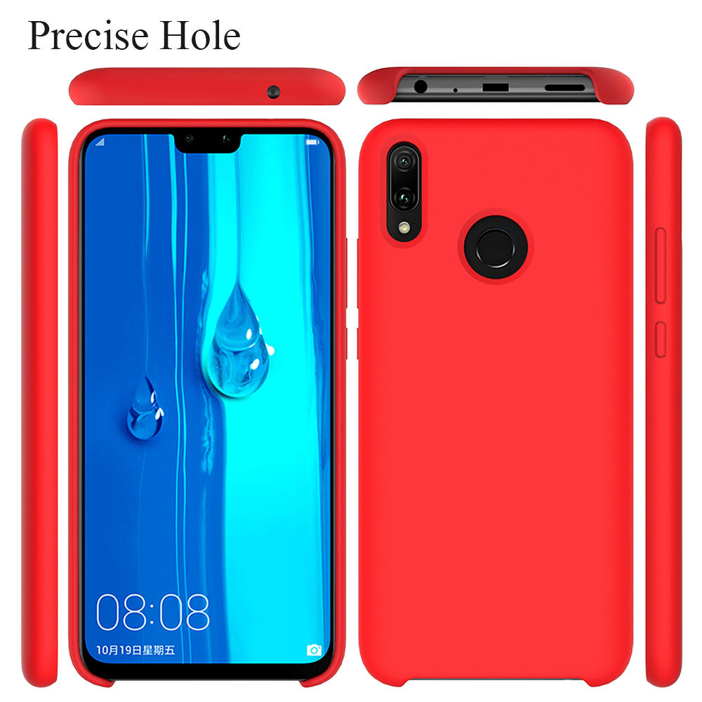 Case Huawei Y9 (2019) #เคสฝาหลังซิลิโคนนิ่มคุณภาพดี Liquid Silicone Back Case