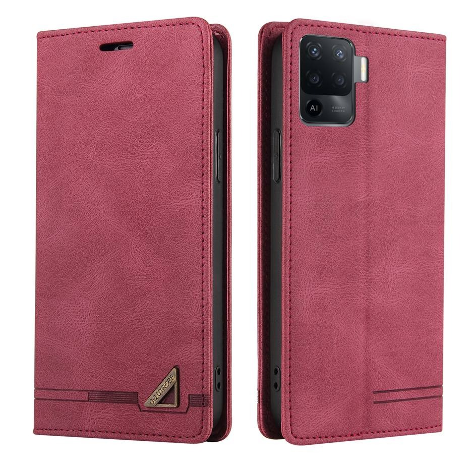 เคส Oppo A94 #เคสฝาพับหนัง PU สไตล์กระเป๋าสตางค์พร้อมช่องใส่การ์ด Luxury Flip Stand Card Phone Leather Wallet Cover Casing