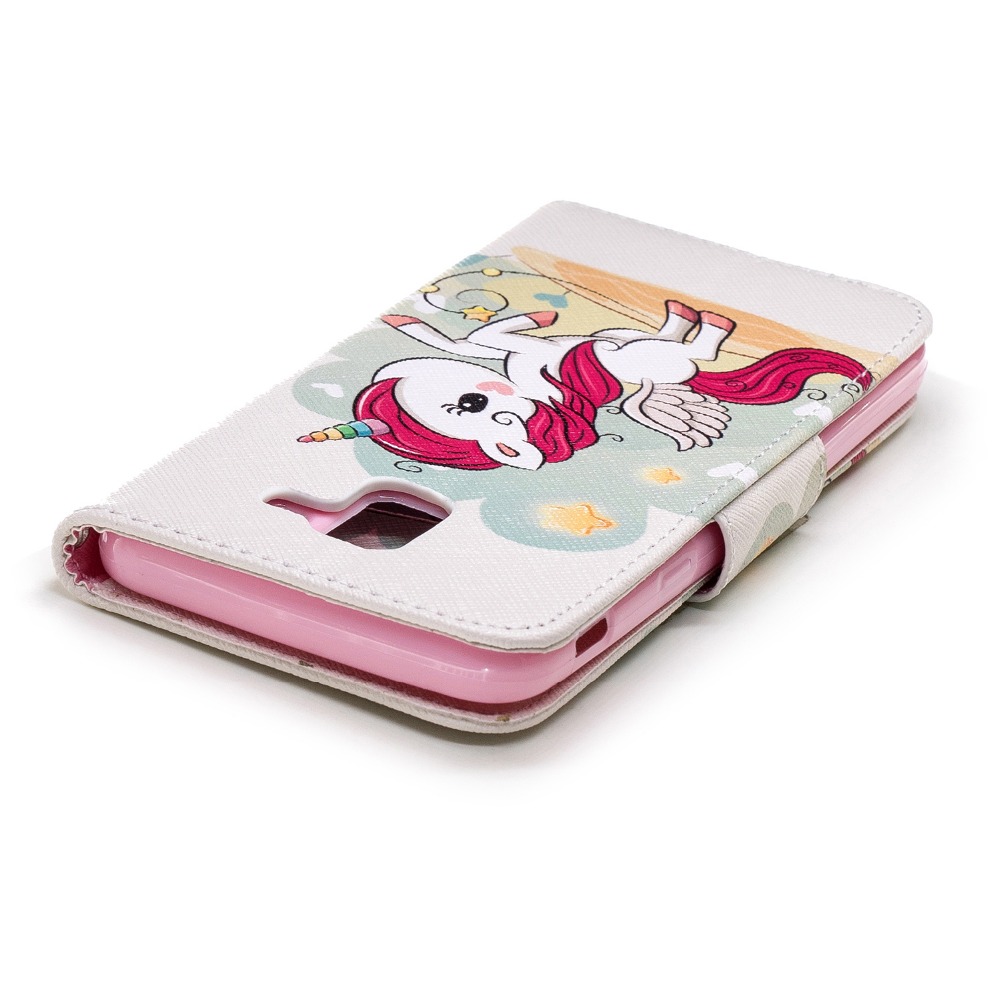 Case Samsung Galaxy J6 (2018) #เคสฝาพับแบบกระเป๋าสตางค์ Pattern Printing Wallet Leather