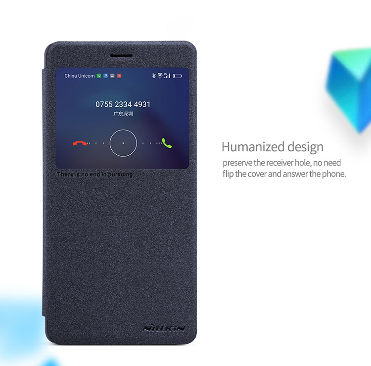 Case Huawei GR5 2017 #เคสฝาพับมีช่องวิว Nillkin แท้รุ่น Sparkle Smart View