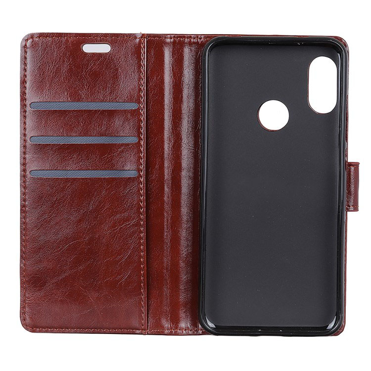 Case Huawei nova 3i #เคสฝาพับหนัง PU ผิวหนังม้าแบบกระเป๋าสตางค์ Crazy Horse Wallet Leather
