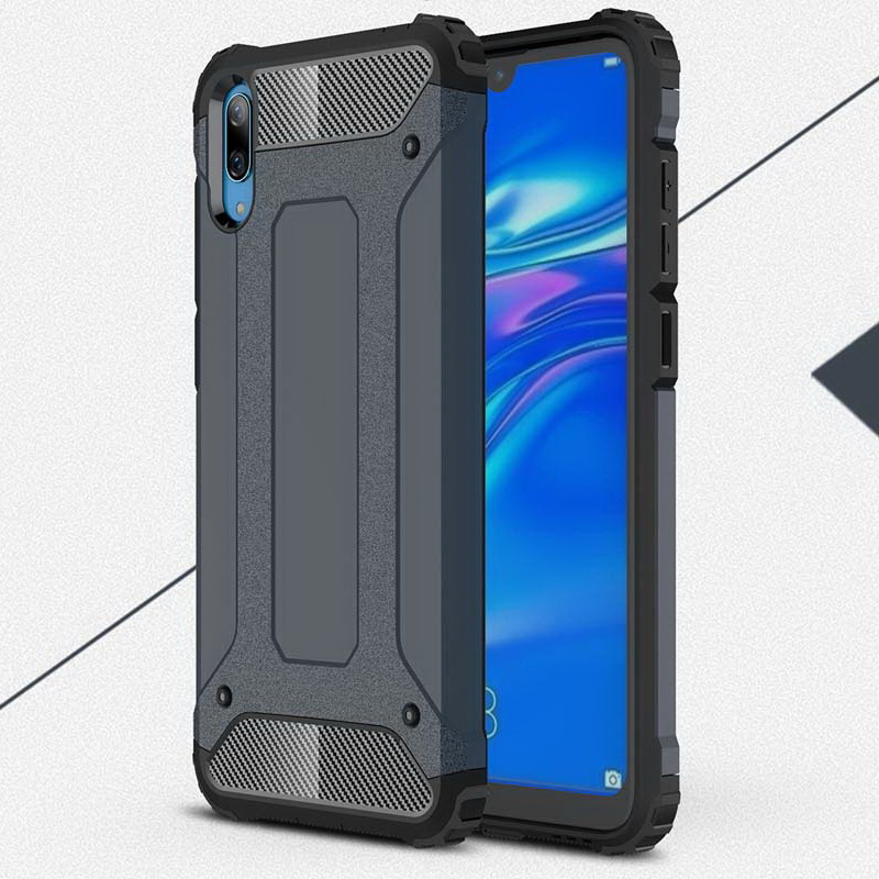 เคส Huawei Y7 Pro (2019) #เคสฝาหลังเกราะป้องกัน ไฮบริด พลาสติก+TPU
