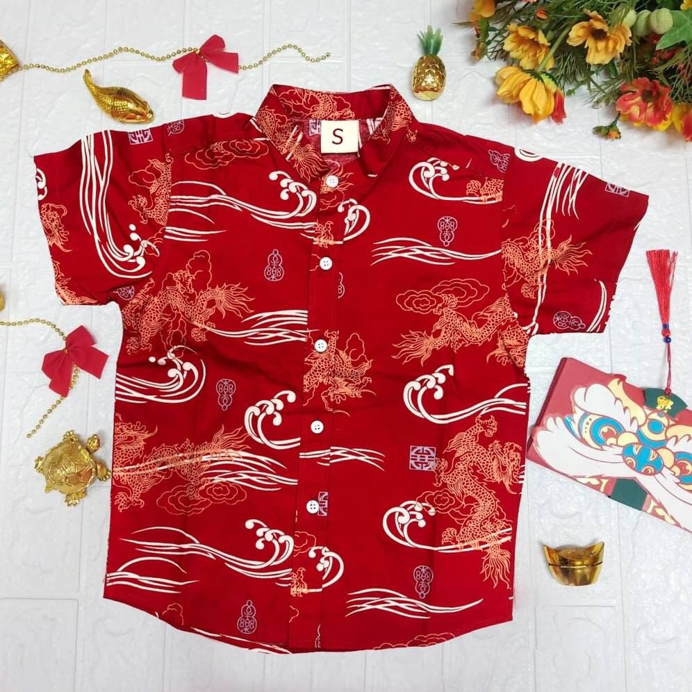 เสื้อตรุษจีน เชิ้ตคอจีน