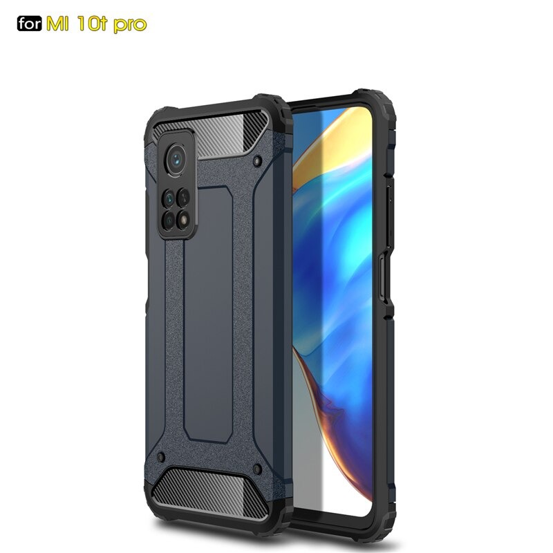 Case Xiaomi Mi 10T Pro #เคสฝาหลังเกราะป้องกัน ไฮบริด พลาสติก+TPU Heavy Duty Rugged Hybrid