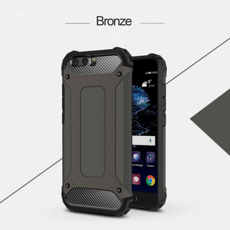 เคส Huawei P10 Plus เคสฝาหลังไฮบริดกันกระแทก Plastic + TPU