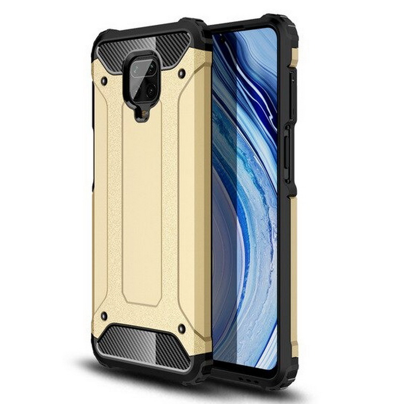 เคส Redmi Note 9 Pro/Redmi Note 9S #เคสฝาหลังเกราะป้องกัน ไฮบริด พลาสติก+TPU Heavy Duty Rugged Hybrid