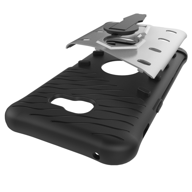 เคส Samsung A5 2017 #เคสฝาหลัง Armor Kickstand PC TPU Hybrid - สีเทา พร้อมส่ง