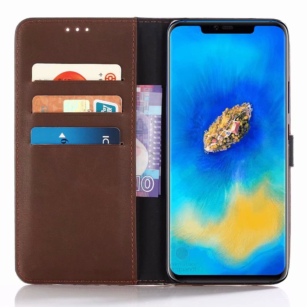 เคส Huawei Mate 20 Pro #เคสฝาพับหนัง PU แบบกระเป๋าสตางค์สไตล์ย้อนยุค เคสคุณภาพดีราคาถูก