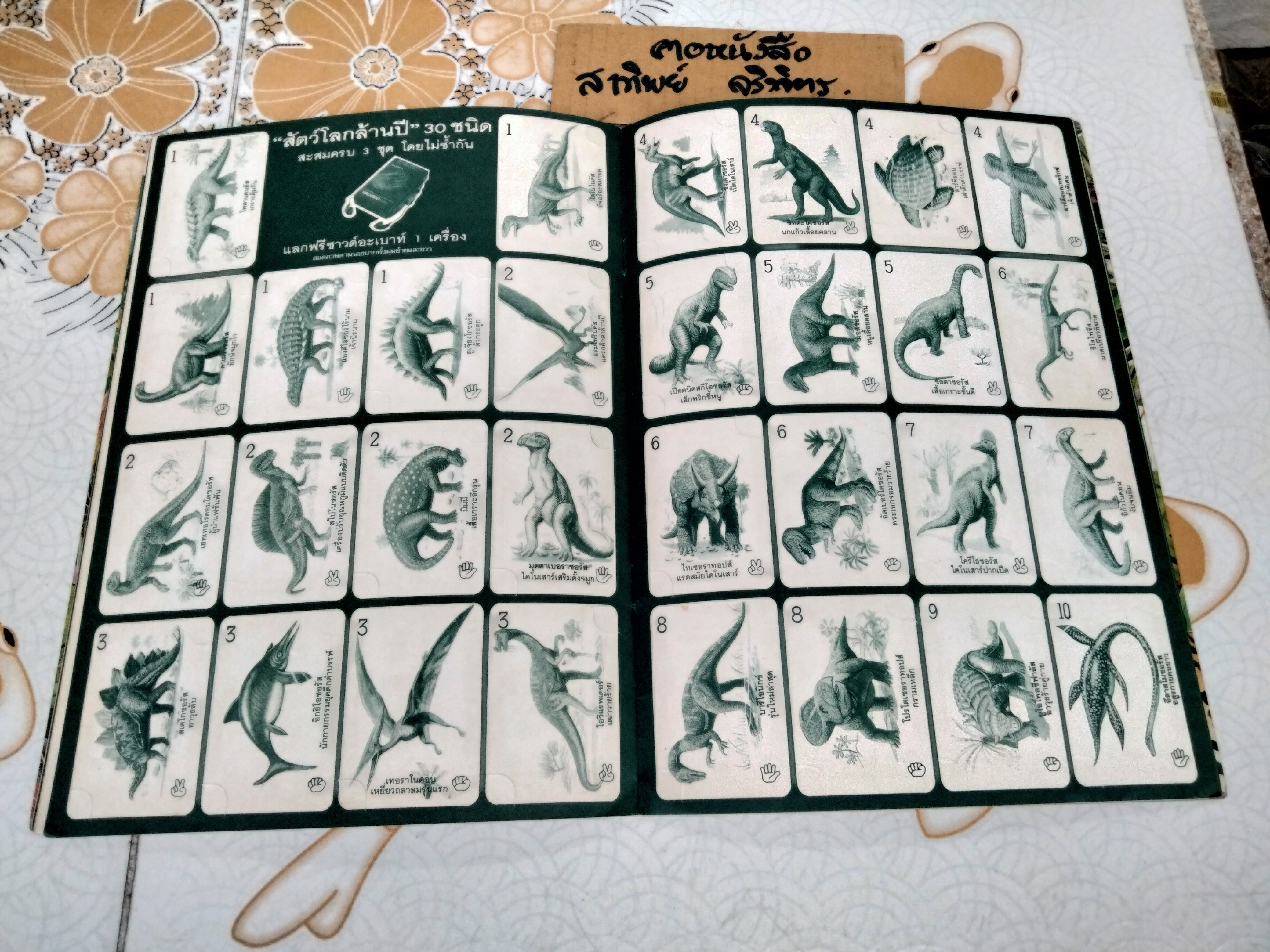 สมุดสะสมภาพ - สัตว์โลกแสนรัก (สมุดเปล่า) **สินค้าหมด**