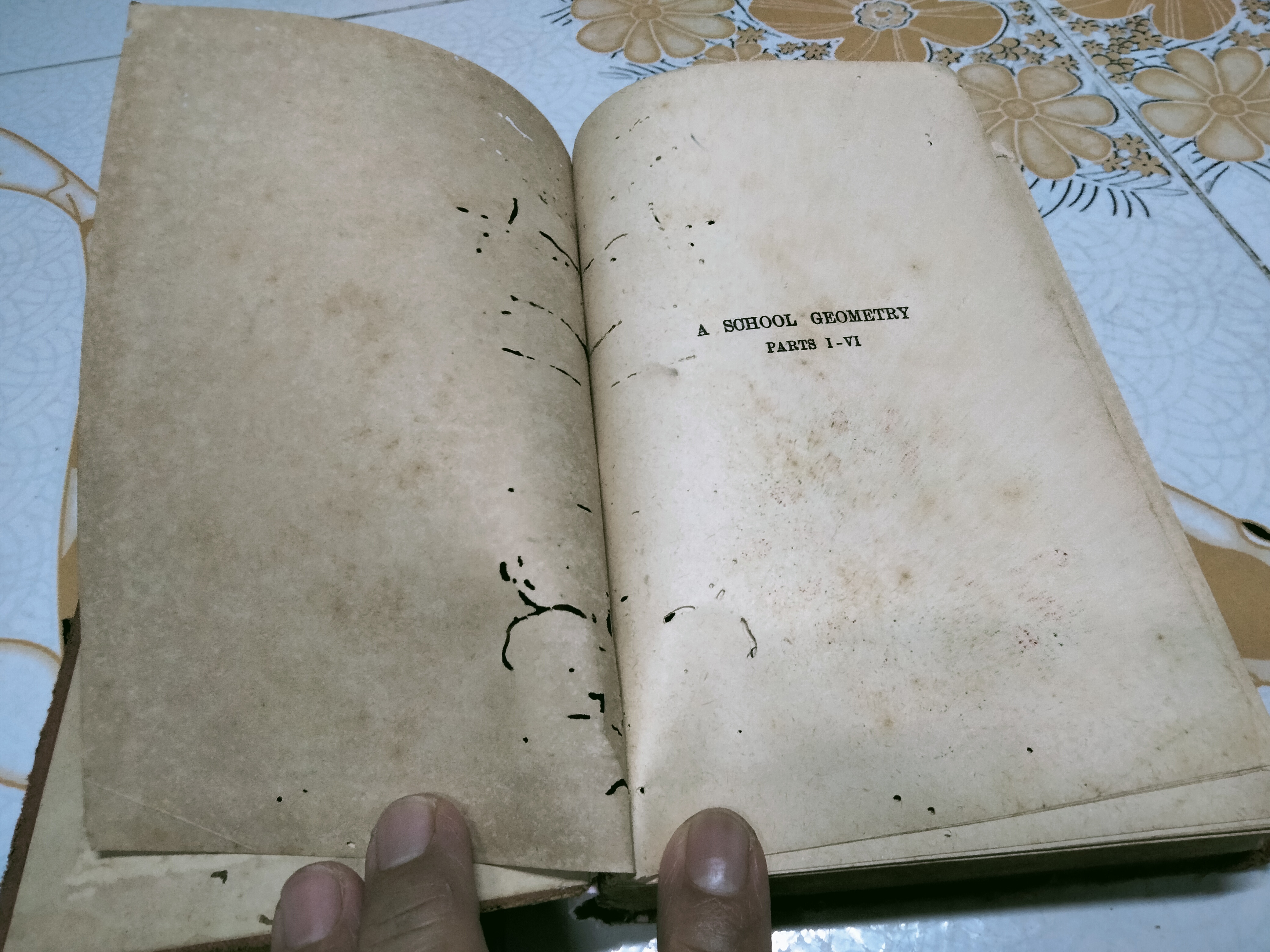 A SCHOOL GEOMETRY PARTS I-VI by HALL & STEVENS (ท.ว.พ.) มือสอง ปกแข็ง