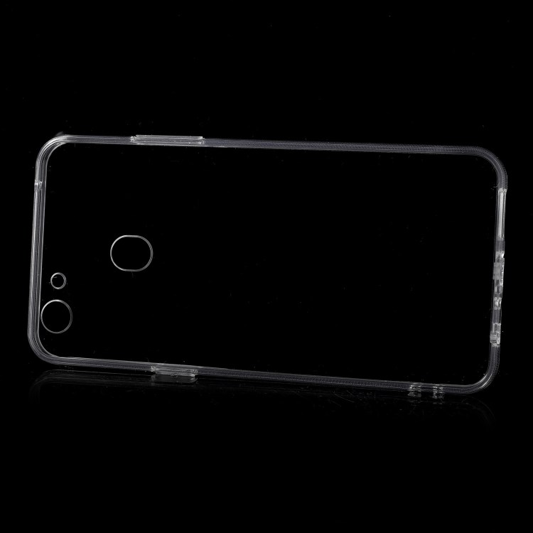 Case OPPO F5 / A73 #เคสฝาหลังคริสตัลอะคริลิคใส + TPU Hybrid Back Case - สีโปร่งใส