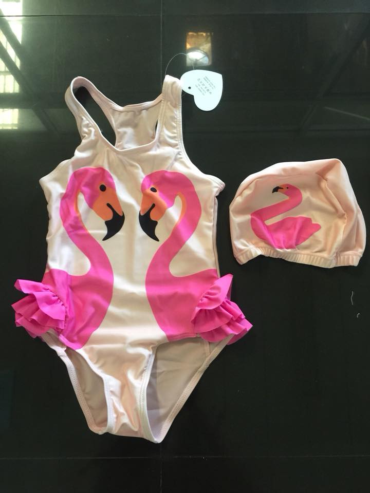 ชุดว่ายน้ำเด็กหญิง ฟลามิงโก้