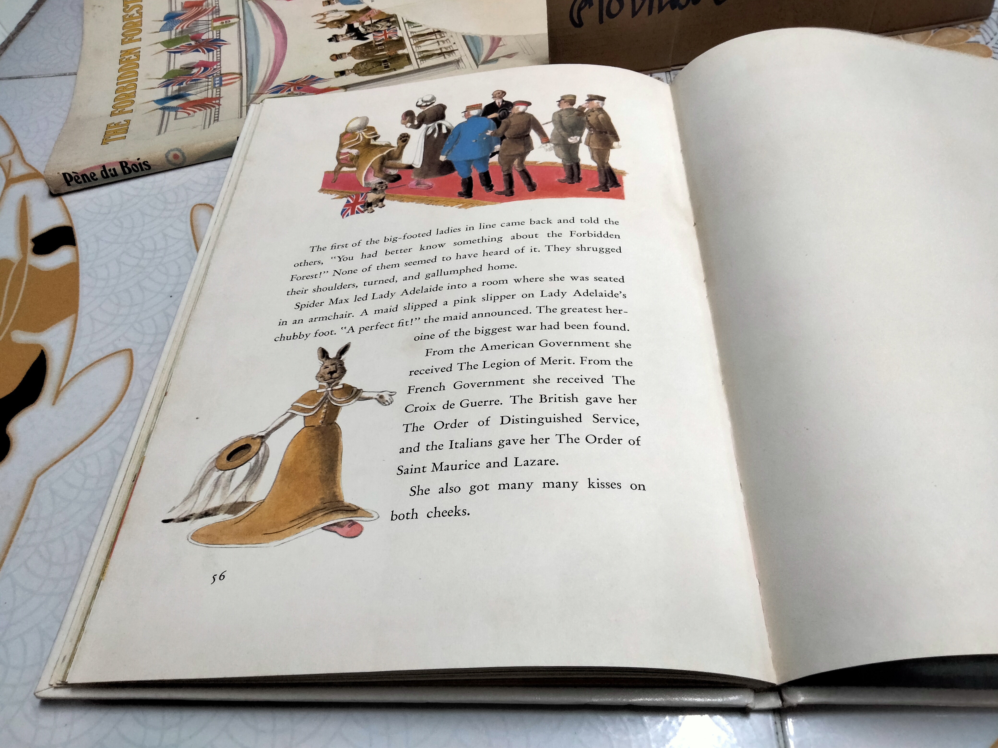 THE FORBIDDEN FOREST - William Pène du Bois (ใบหุ้มปกขาด)