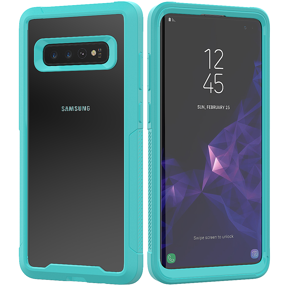 Case Samsung Galaxy S10 #เคสฝาหลังใสขอบกันชนไฮบริด TPU Bumper + PC + Clear Acrylic