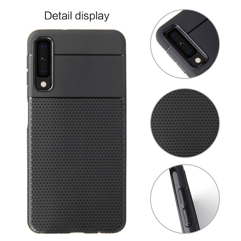 Case Samsung Galaxy A7 (2018) #เคสฝาหลังฝาหลัง TPU นิ่มผิวกันลื่นยืดหยุ่นทนทาน