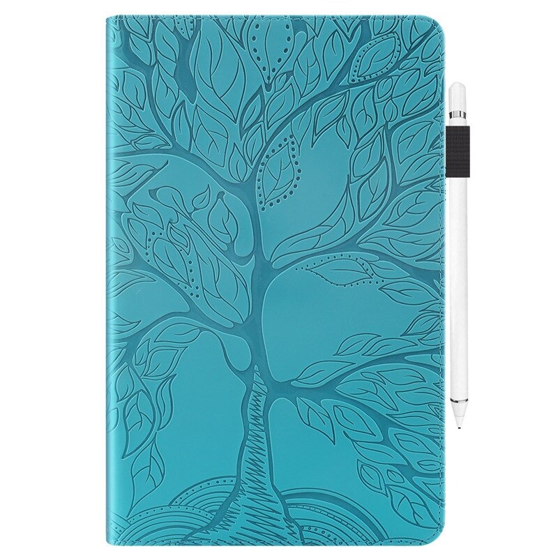 Case Samsung Galaxy Tab A7 Lite 8.7" T220 T225 #เคสฝาพับหนัง PU ลายต้นไม้ Life Tree Print Leather Stand Smart Case Cover