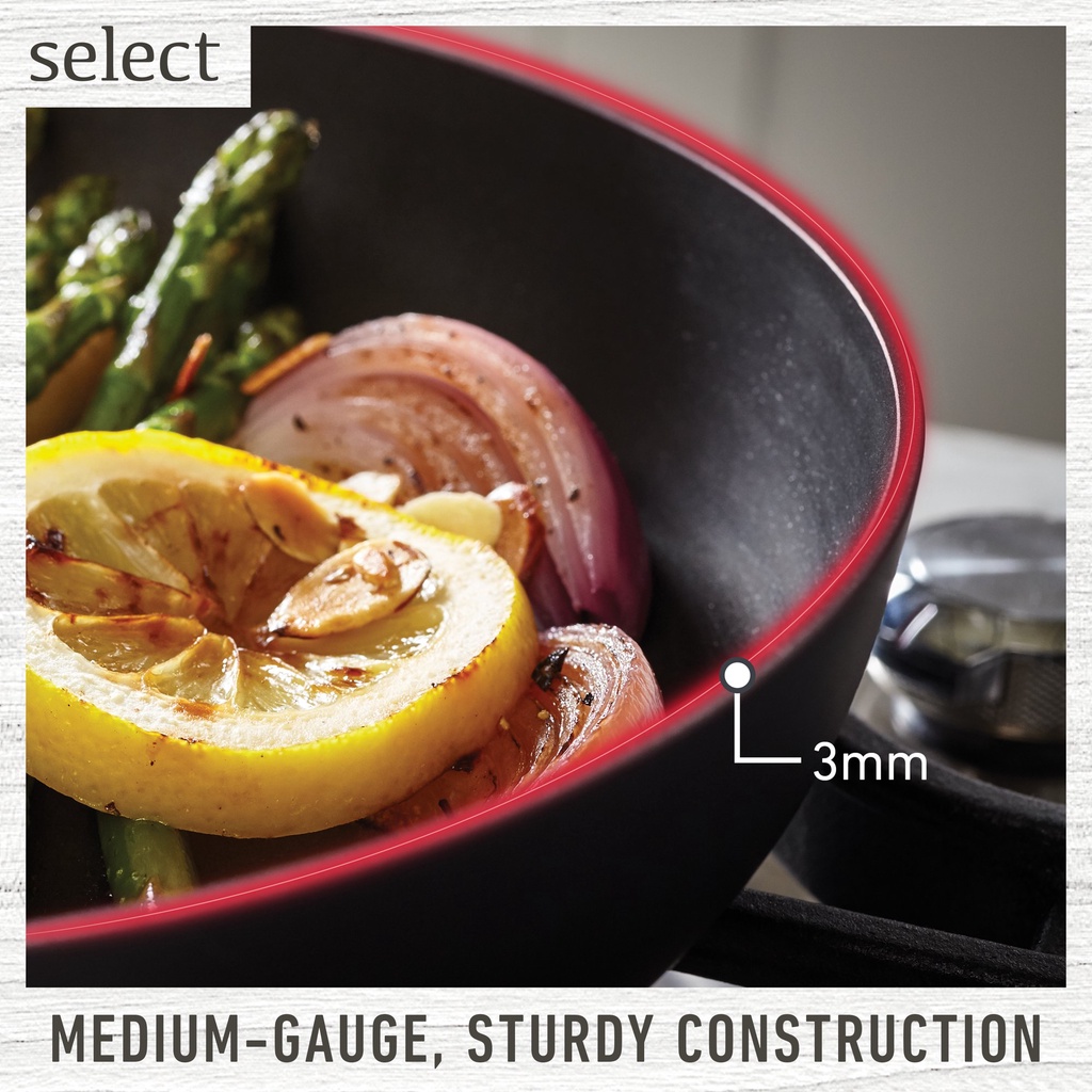 (Calphalon) Hard-Anodized Nonstick 10-Inch Fry Pan with Cover คาลฟาลอน กระทะ 10 นิ้ว กระทะเคลือบพร้อมฝาปิด