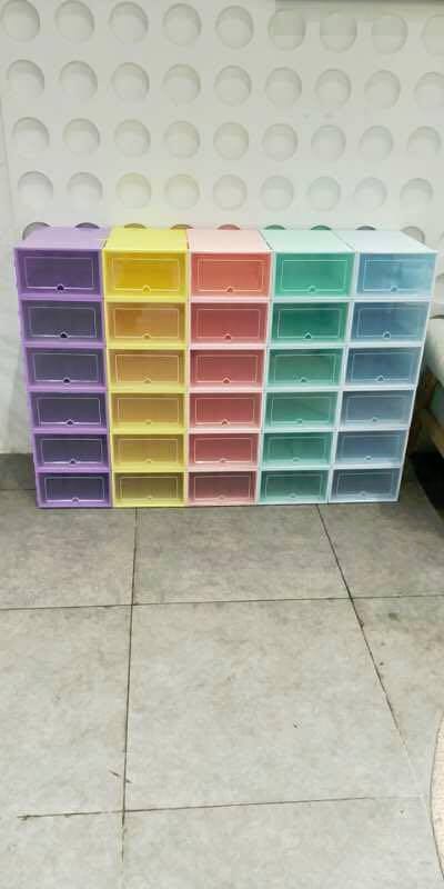 กล่องจัดระเบียบรองเท้า DIY