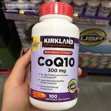 (Pre Order) Kirkland Signature® Q10 USP Verified 300 mg 100 Softgels ช่วยโรคหัวใจ ความดัน ไมเกรน ชลอความแก่ ผิวเต่งตึง CoQ10