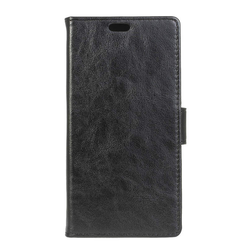 เคส Xiaomi Redmi 5 #เคสฝาพับหนัง PU ผิวหนังม้า Crazy Horse Texture Leather Wallet