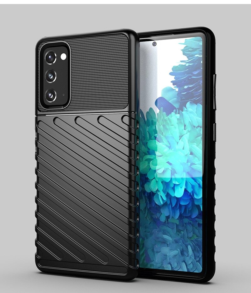 Case Samsung Galaxy M51 #เคสฝาหลัง TPU อ่อน Thunder Series Twill Texture Soft TPU