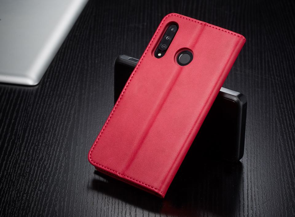 Case Huawei P30 Lite# เคสฝาพับ LC.IMEEKE หนัง PU แบบกระเป๋าสตางค์