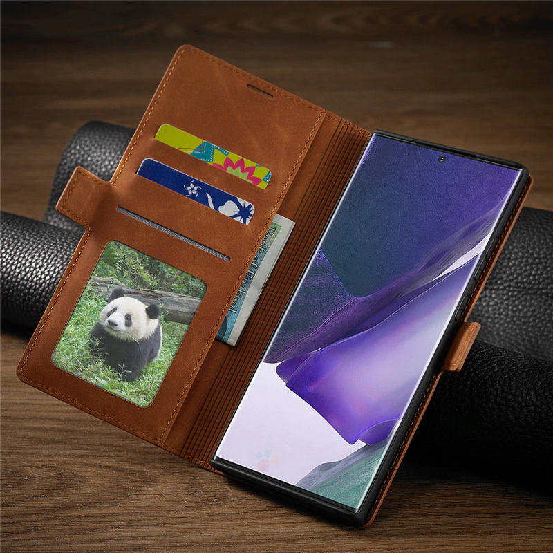 Case Samsung Galaxy Note 20 Ultra / Note 20 Ultra 5G #เคสฝาพับแบบกระเป๋าสตางค์ FORWENW Leather Wallet Case