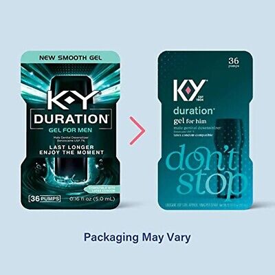 (Pre Order) K-Y® Duration Desensitizing Delay Gel Pump for Men 5 ml เจลชะลอและควบคุมการหลั่งสำหรับผู้ชาย รักษาเวลาไคลแม็กให้ได้นานมากขึ้น