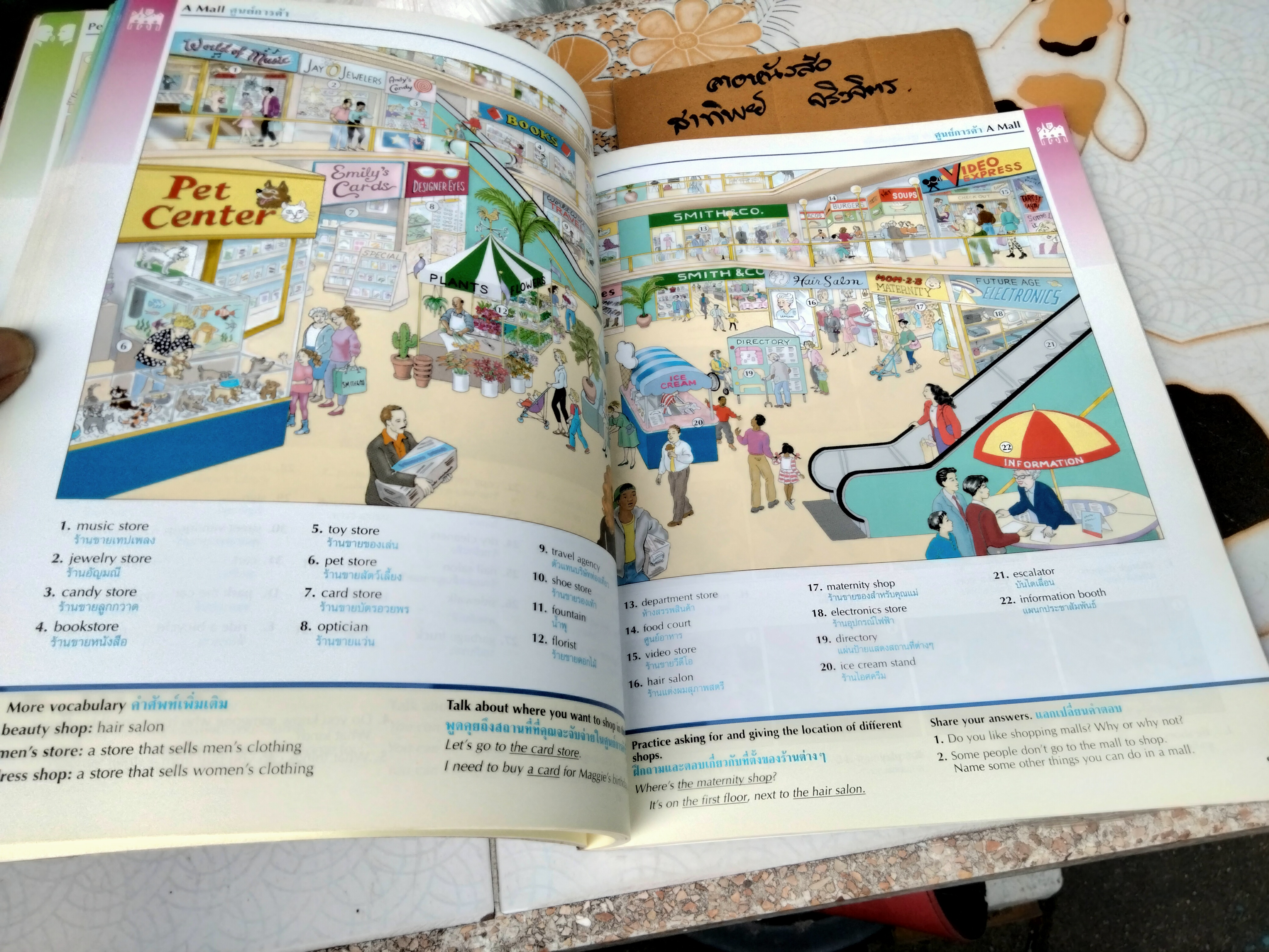 พจนานุกรมรูปภาพ อังกฤษ-ไทย The Oxford Picture Dictionary English - Thai **สินค้าหมด**