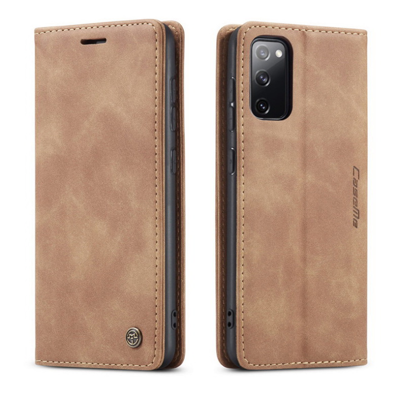 เคส Samsung Galaxy S20 FE / S20 FE 5G #เคสฝาพับหนังกระเป๋าสตางค์ CASEME Auto-absorbed Leather Wallet