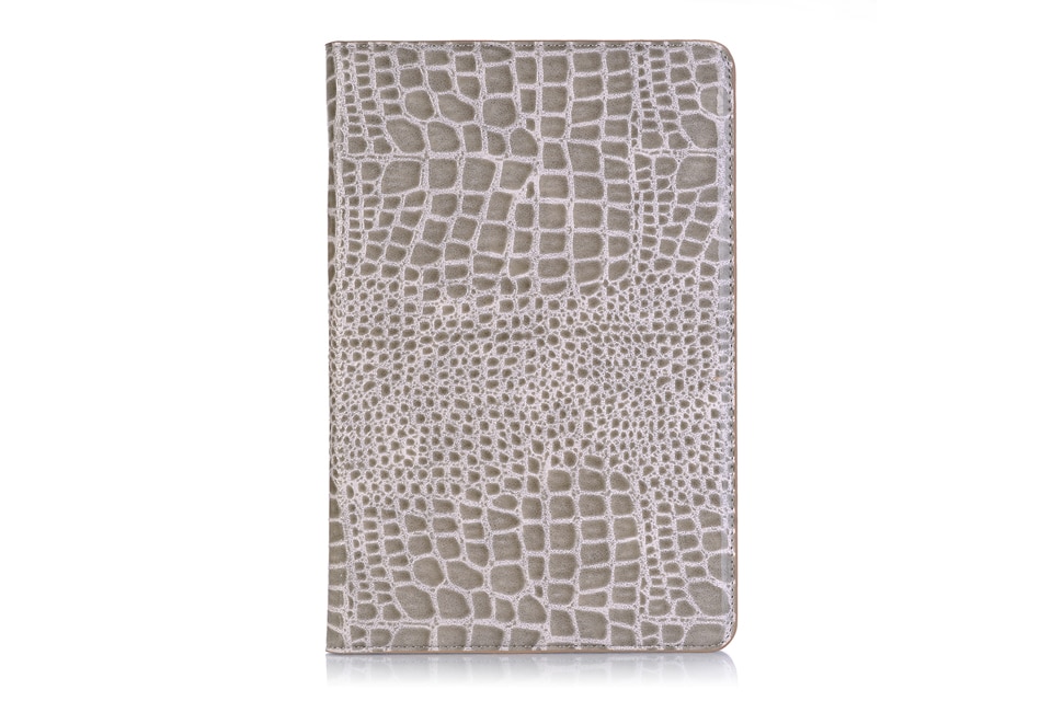 เคส Samsung Galaxy Tab S4 10.5 นิ้ว #เคสฝาพับแบบกระเป๋าสตางค์ลายผิวหนังจระเข้ Crocodile Texture