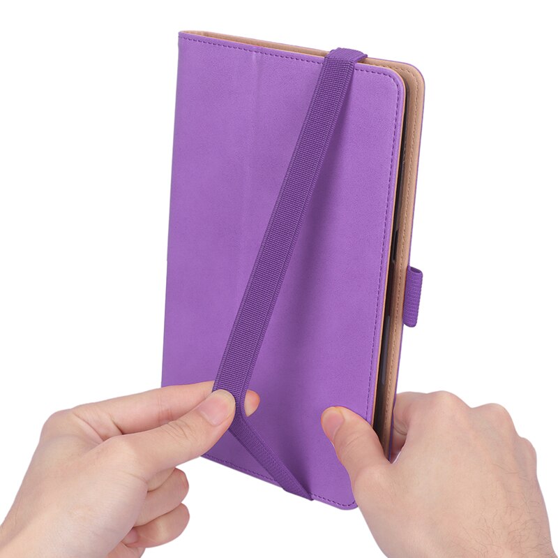 เคส Huawei MatePad T8 8 นิ้ว #เคสฝาพับหนัง PU มีที่สวมนิ้ว Card Holder Stand PU Leather Smart Case