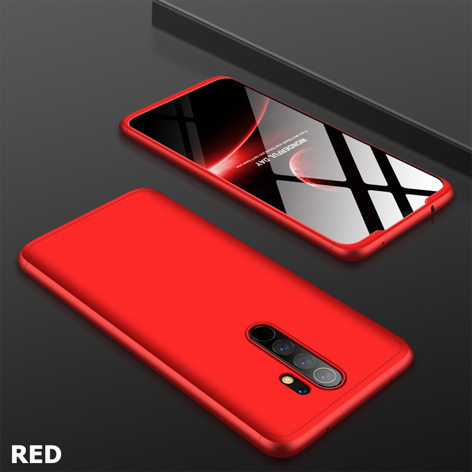 Case Xiaomi Redmi Note 8 Pro #เคสฝาหลังพลาสติกแข็ง Detachable All-wrapped Matte แยกชิ้นได้