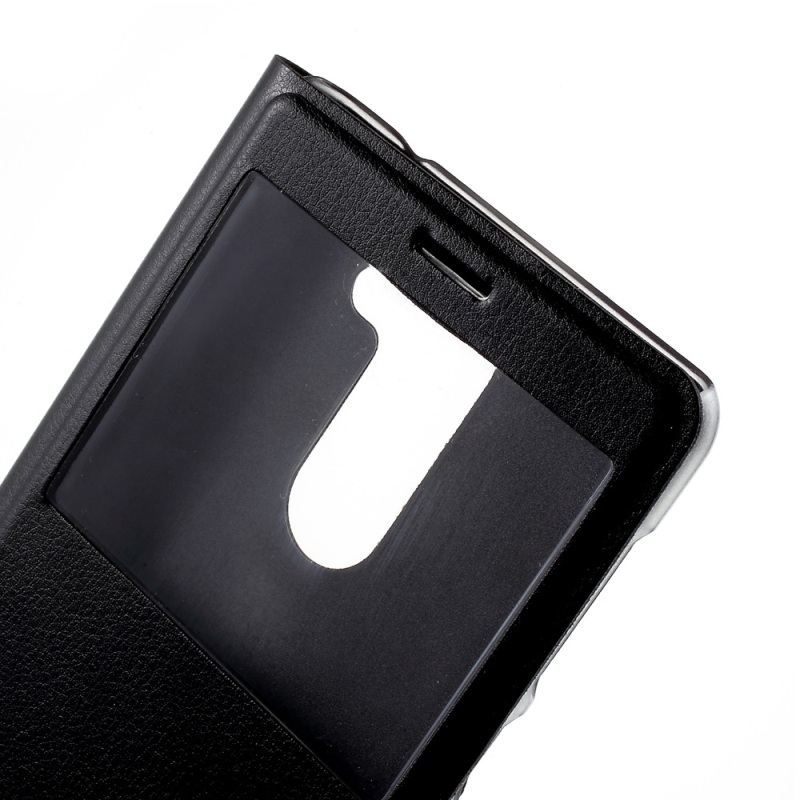 Case Huawei GR5 2017 เคสฝาพับ หนัง PU มีช่องวิวสีสันสวยงาม