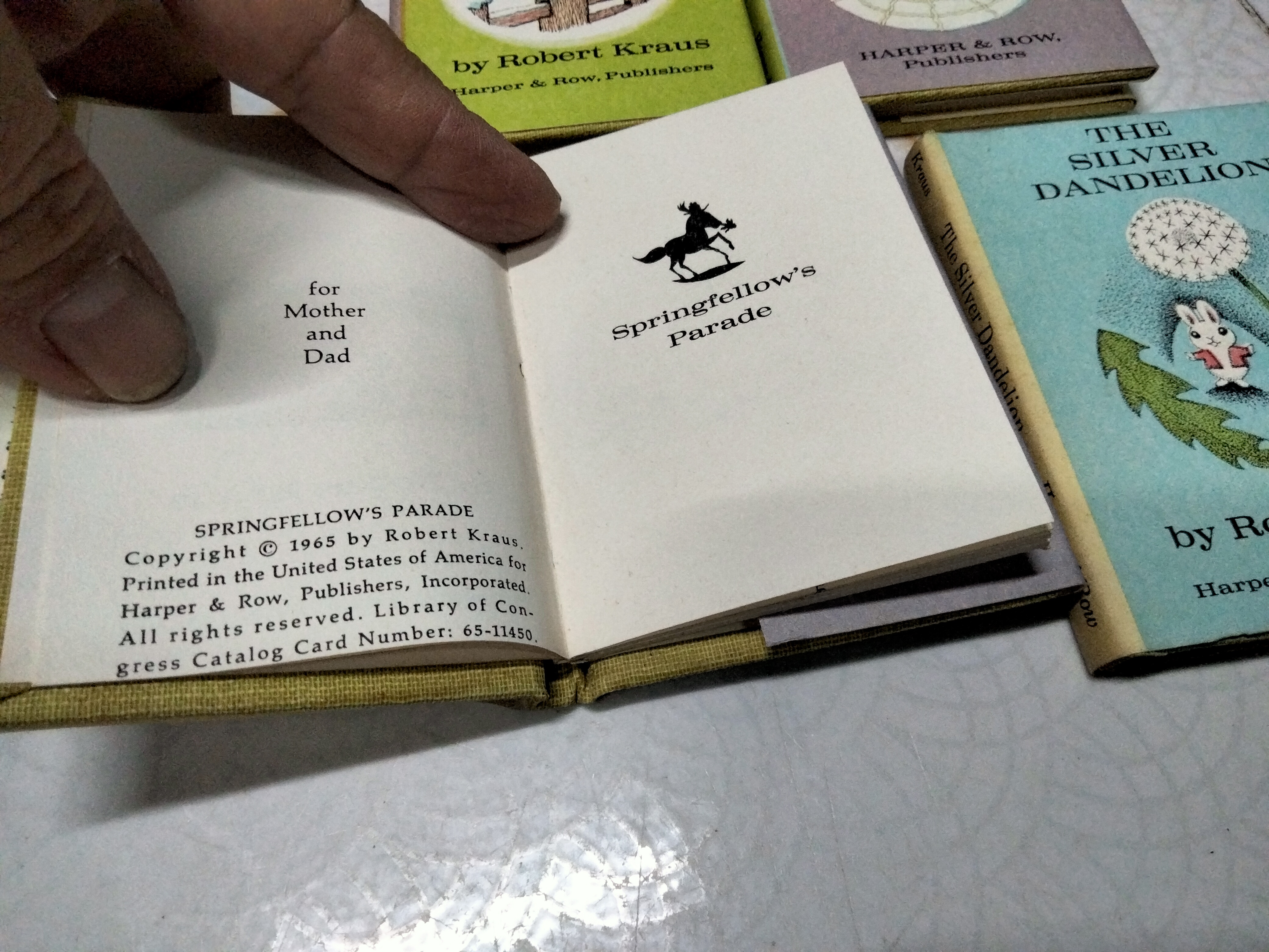 The Bunny's Nutshell Library โดย Robert Kraus (Box set 4 เล่ม) - พิมพ์ปี 1965 Harper & Row, Publishers