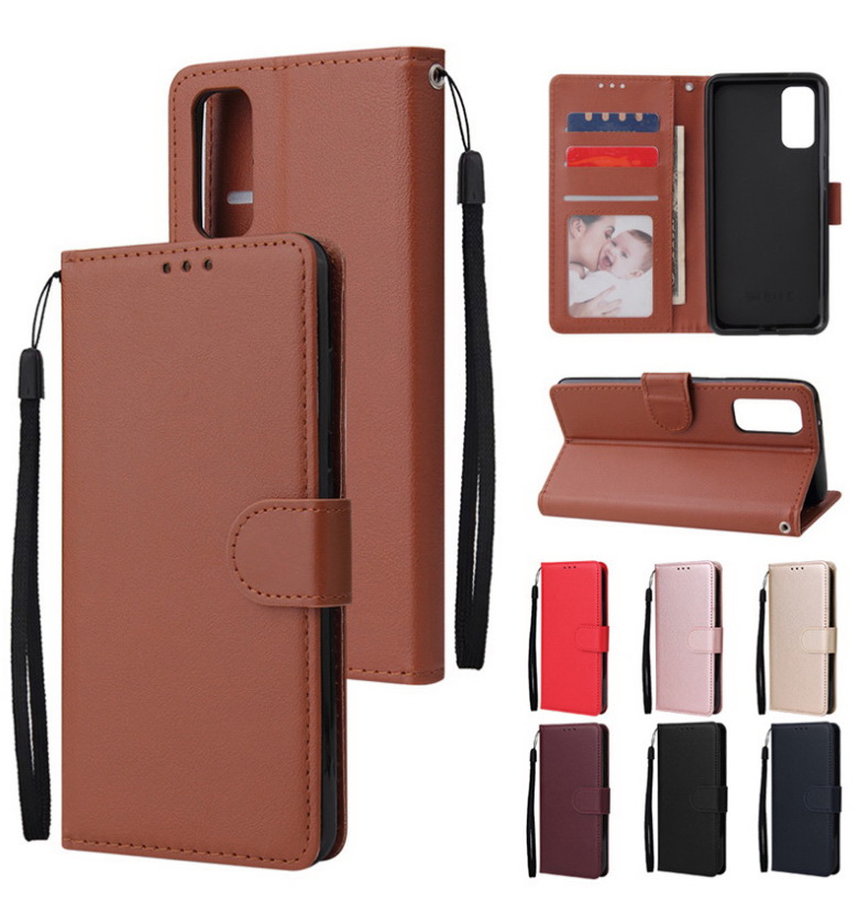 เคส Samsung Galaxy S20 FE / S20 FE 5G #เคสฝาพับหนัง PU แบบกระเป๋าสตางค์ Classic Wallet Leather Stand Phone Cover
