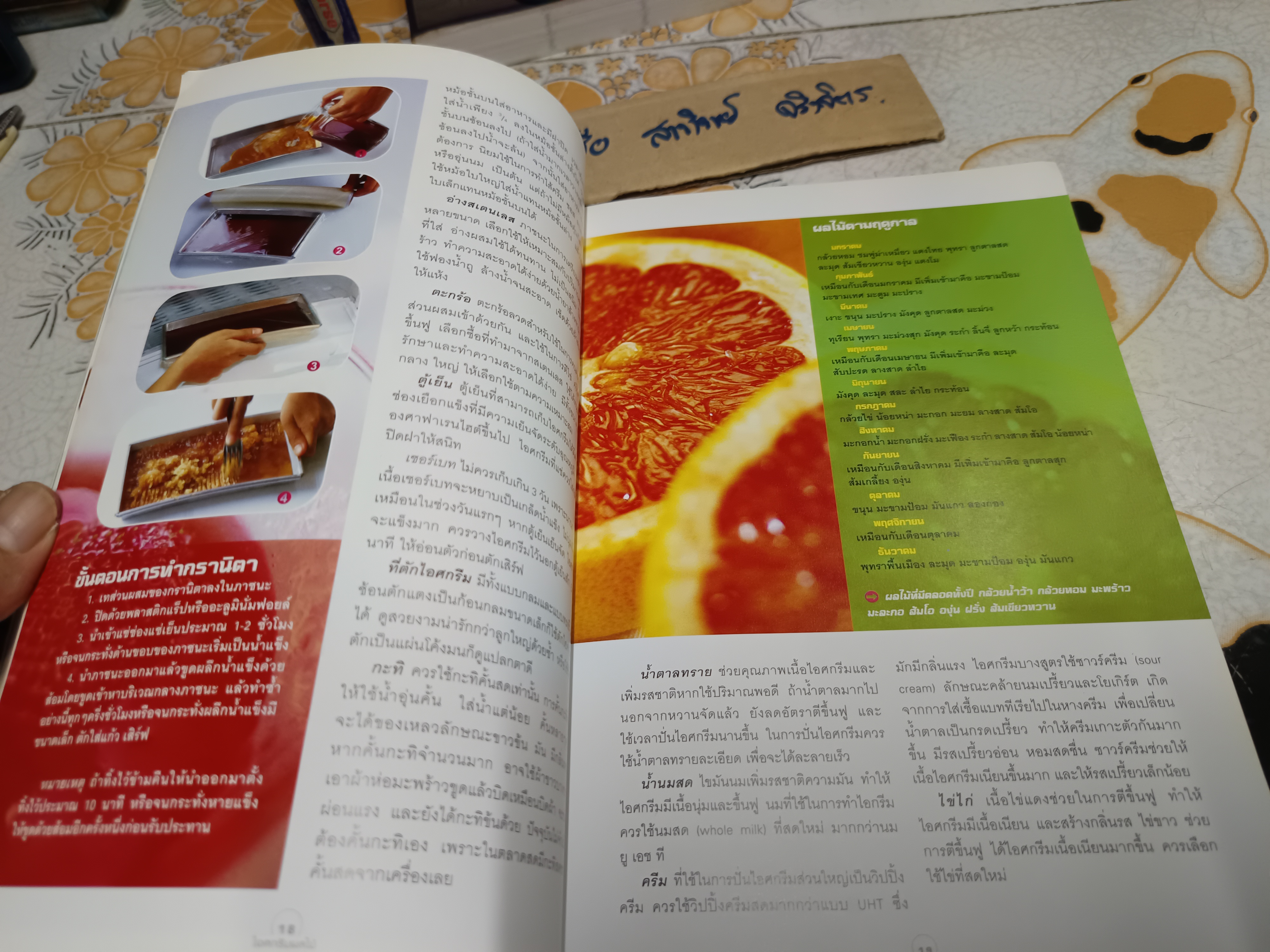 ไอศกรีมผลไม้ พิมพ์ครั้งที่ 3 โดย กองบรรณาธิการสำนักพิมพ์แสงแดด