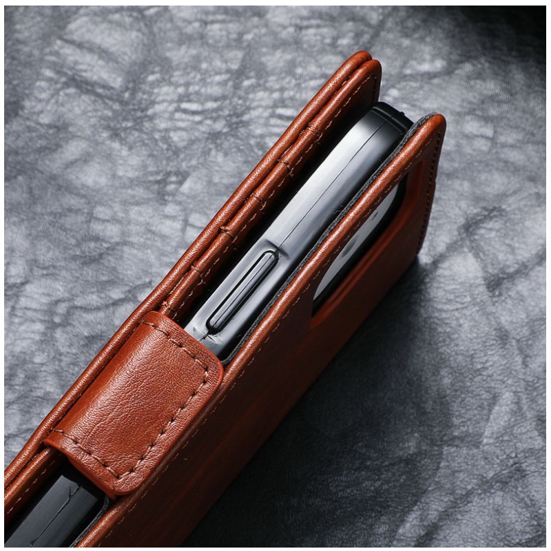เคส OPPO F11 #เคสฝาพับปกหนังสไตล์วินเทจดูดซับอัตโนมัติ Magnetic double clasps add security