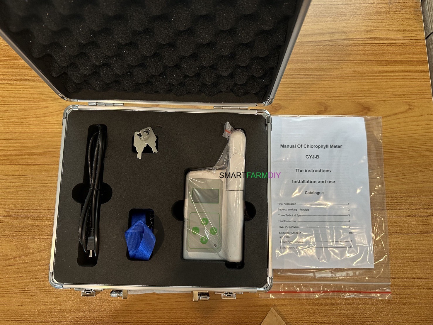 เครื่องทดสอบคลอโรฟิลล์พืชแบบพกพา Portable Plant Chlorophyll Tester