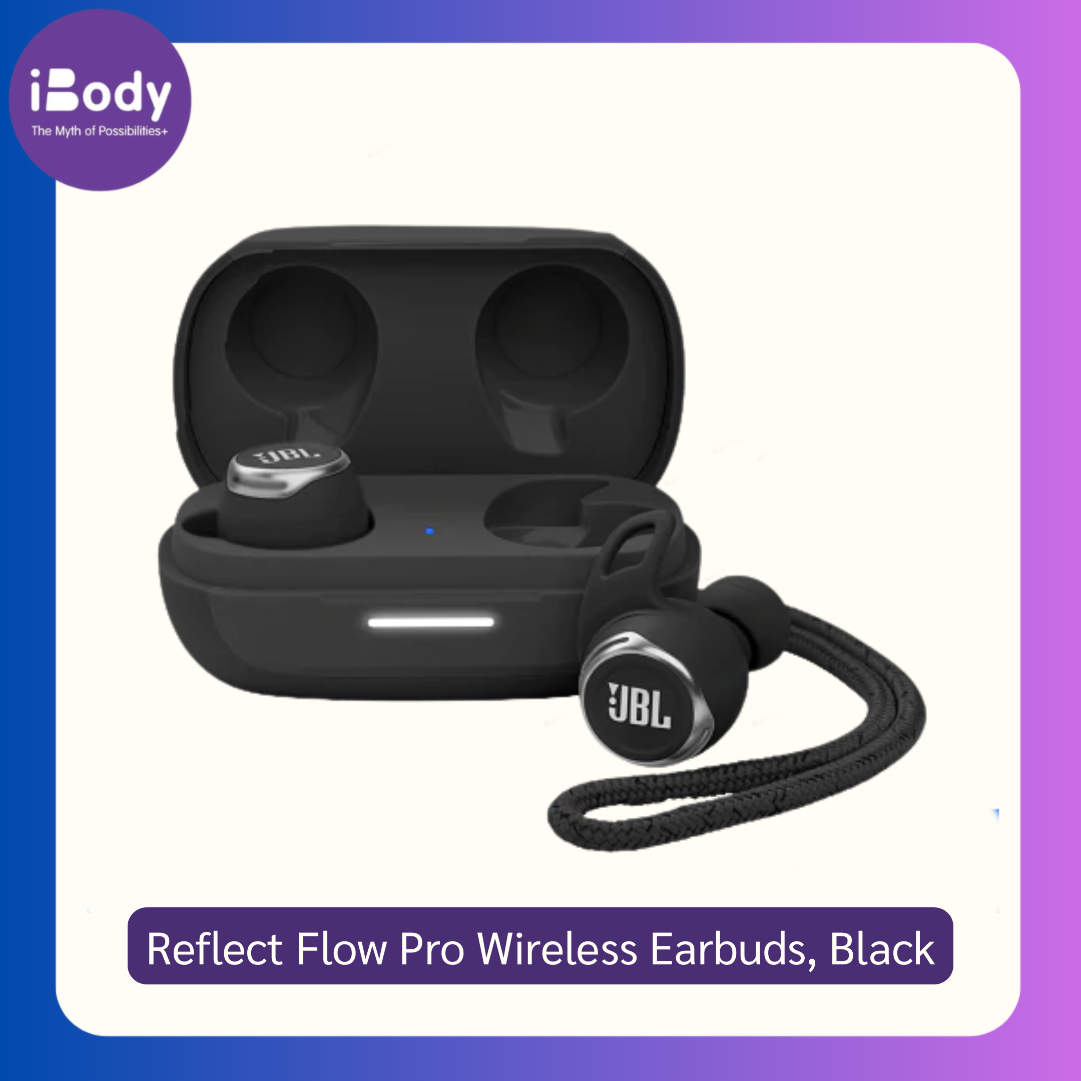 JBL By Harman® Reflect Flow Pro Wireless Earbuds เจบีแอล หูฟังไร้สาย ตัดเสียงรบกวนอัตโนมัติ กันน้ำระดับสูงสุด