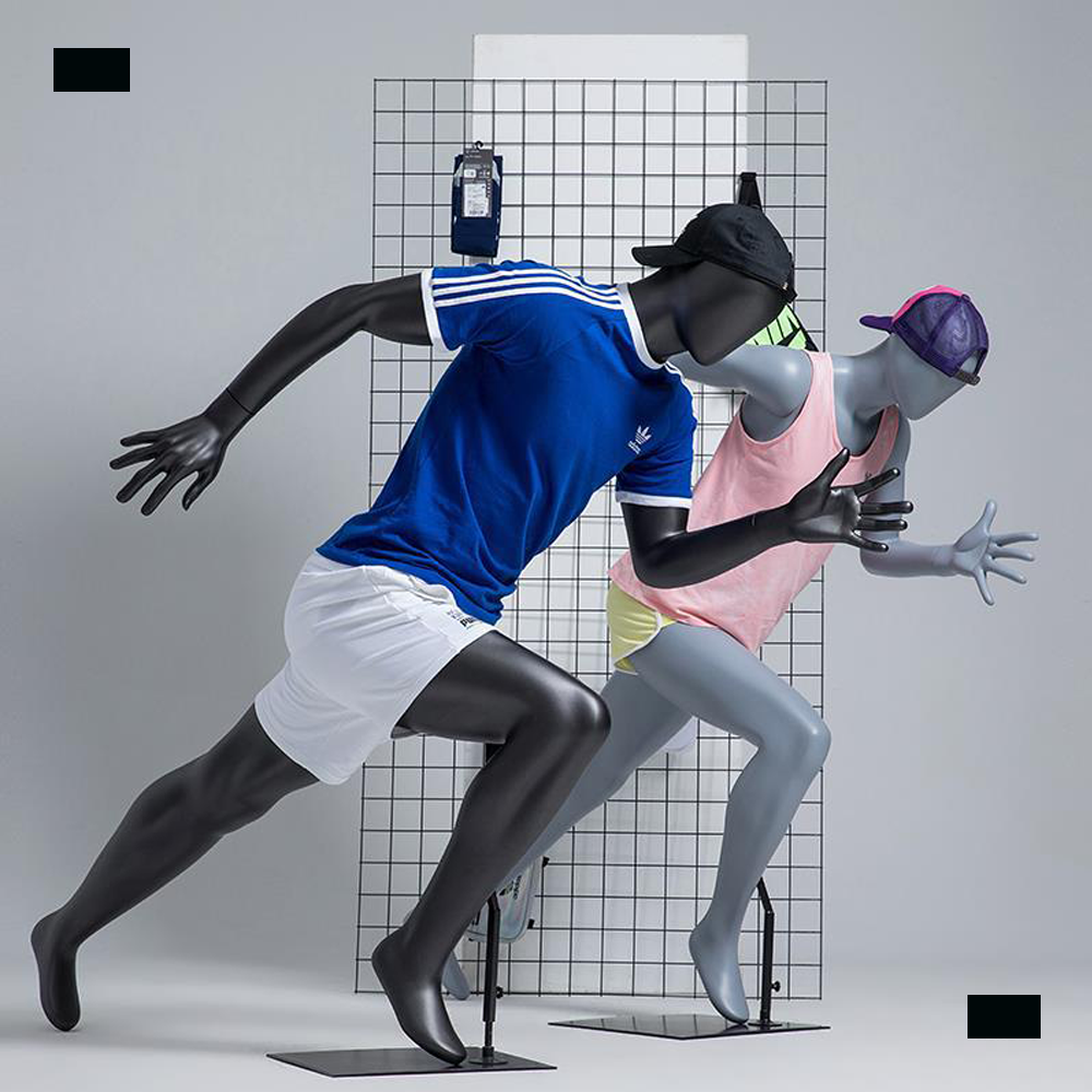 (พรีออเดอร์) หุ่นโชว์ท่าวิ่ง ทำจากวัสดุไฟเบอร์กลาส (R6)