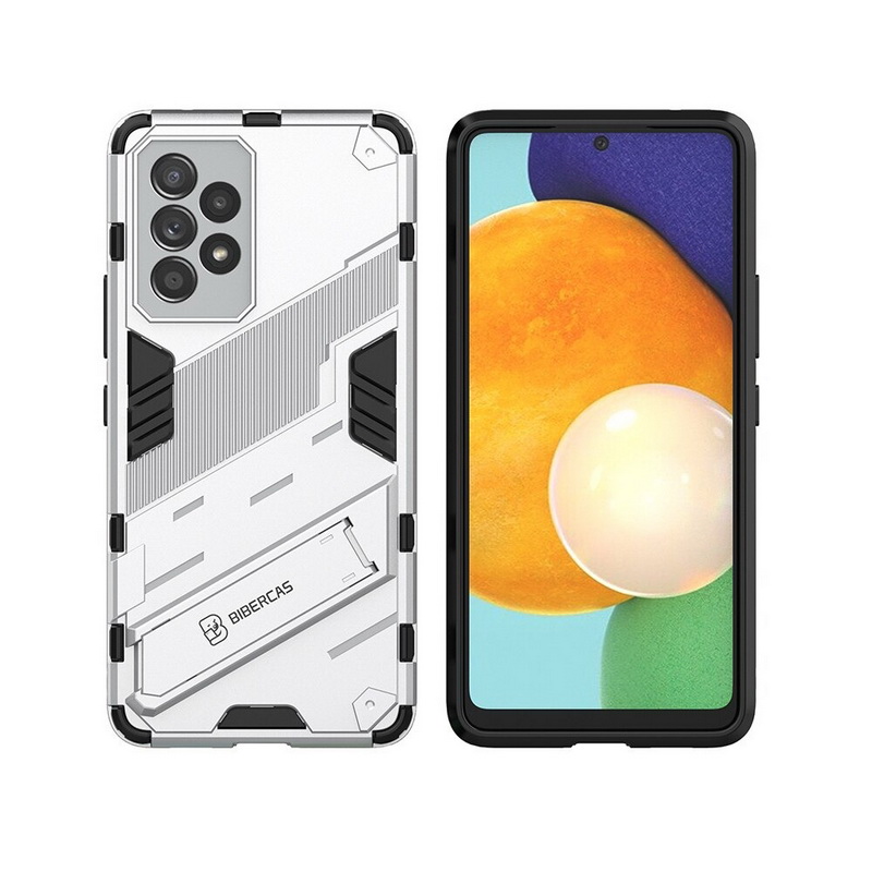 เคส Samsung Galaxy A72 / A72 5G #เคสฝาหลังพลาสติก ไฮบริด TPU + Kickstand