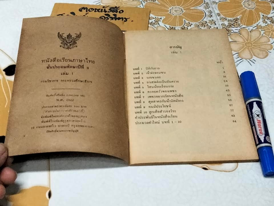 หนังสือเรียนภาษาไทย มานี มานะ ป.3 เล่ม 1 (ตำหนิ - หน้าที่ 9 มุมหนังสือมีรอยฉีกแหว่ง เนื้อหาหายไปบางส่วน)