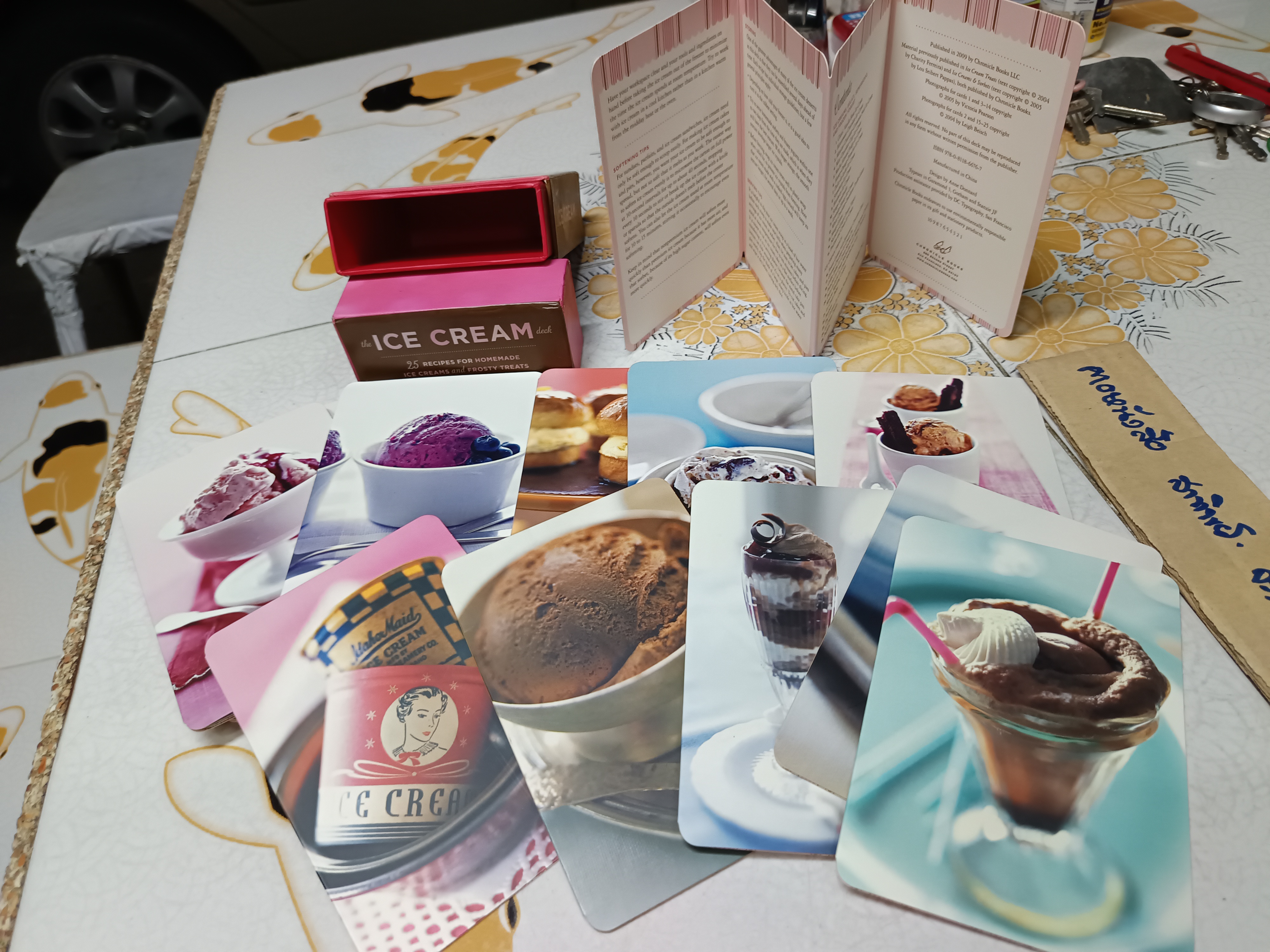 The Ice Cream Deck : 25 Recipes for Homemade **สินค้าหมด**