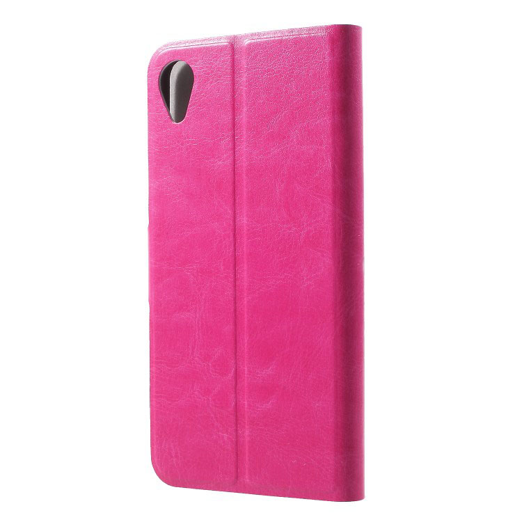 Case Asus ZenFone Live (L1) ZA550KL #เคสฝาพับหนัง PU ผิวหนังม้าปกเสริมแผ่นเหล็กมีช่องใส่บัตรคุณภาพดี