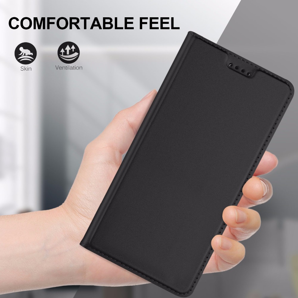 เคส Huawei nova 3 #เคสฝาพับหนัง PU Card Holder Auto-absorbed Leather