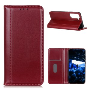 Case Samsung Galaxy S21+#เคสฝาพับแบบกระเป๋าหนังแยก ปิดอัตโนมัติ Auto-absorbed Split Leather Wallet