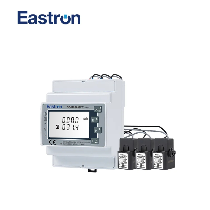 พาวเวอร์มิเตอร์ Three phase electric meter SDM630MCT (Eastron)