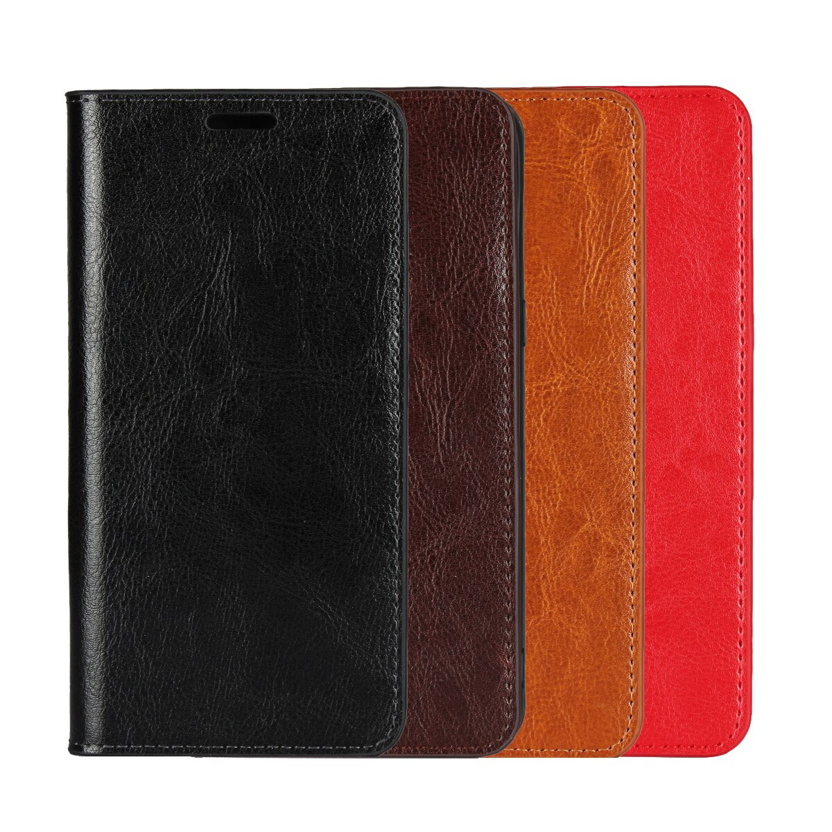 Case Xiaomi Mi Mix 3 #เคสฝาพับหนังแท้แบบกระเป๋าสตางค์คุณภาพดี Crazy Horse Genuine Leather Cover